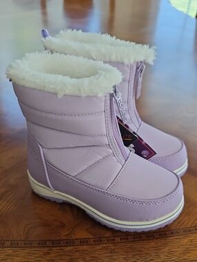 Totes Toddler Girls Zippy Waterproof Insulated Flat Heel Winter Boots LILAC 9T